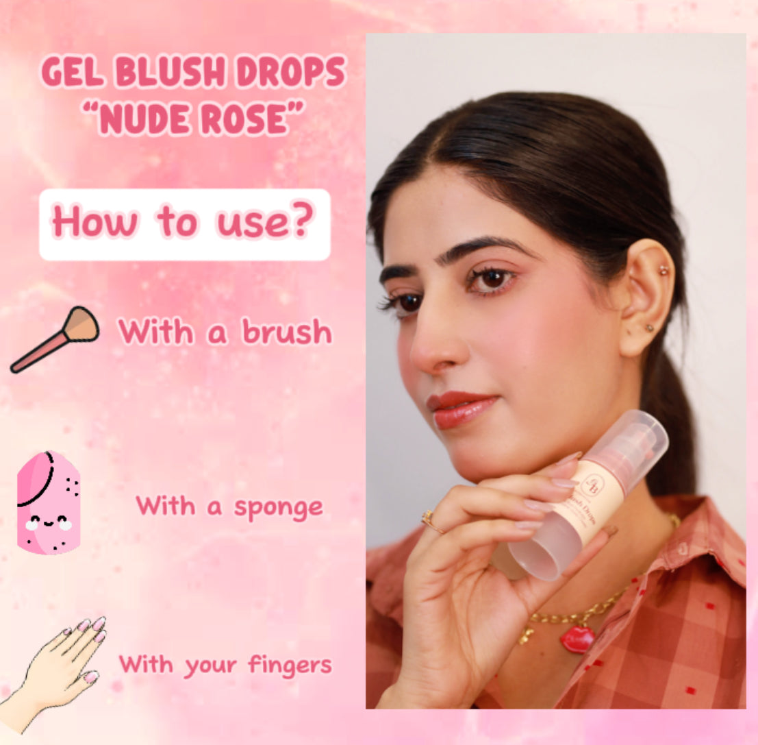 Gel Blush Drops Nude Rose